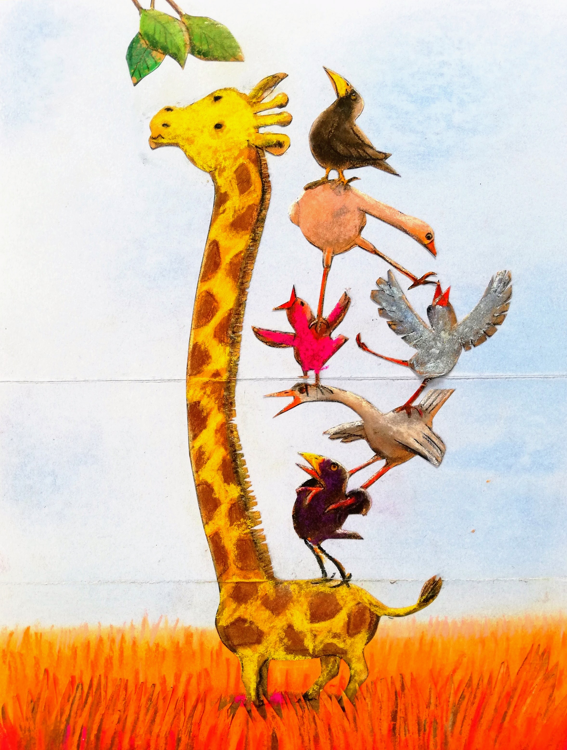 Illustratie Giraffe