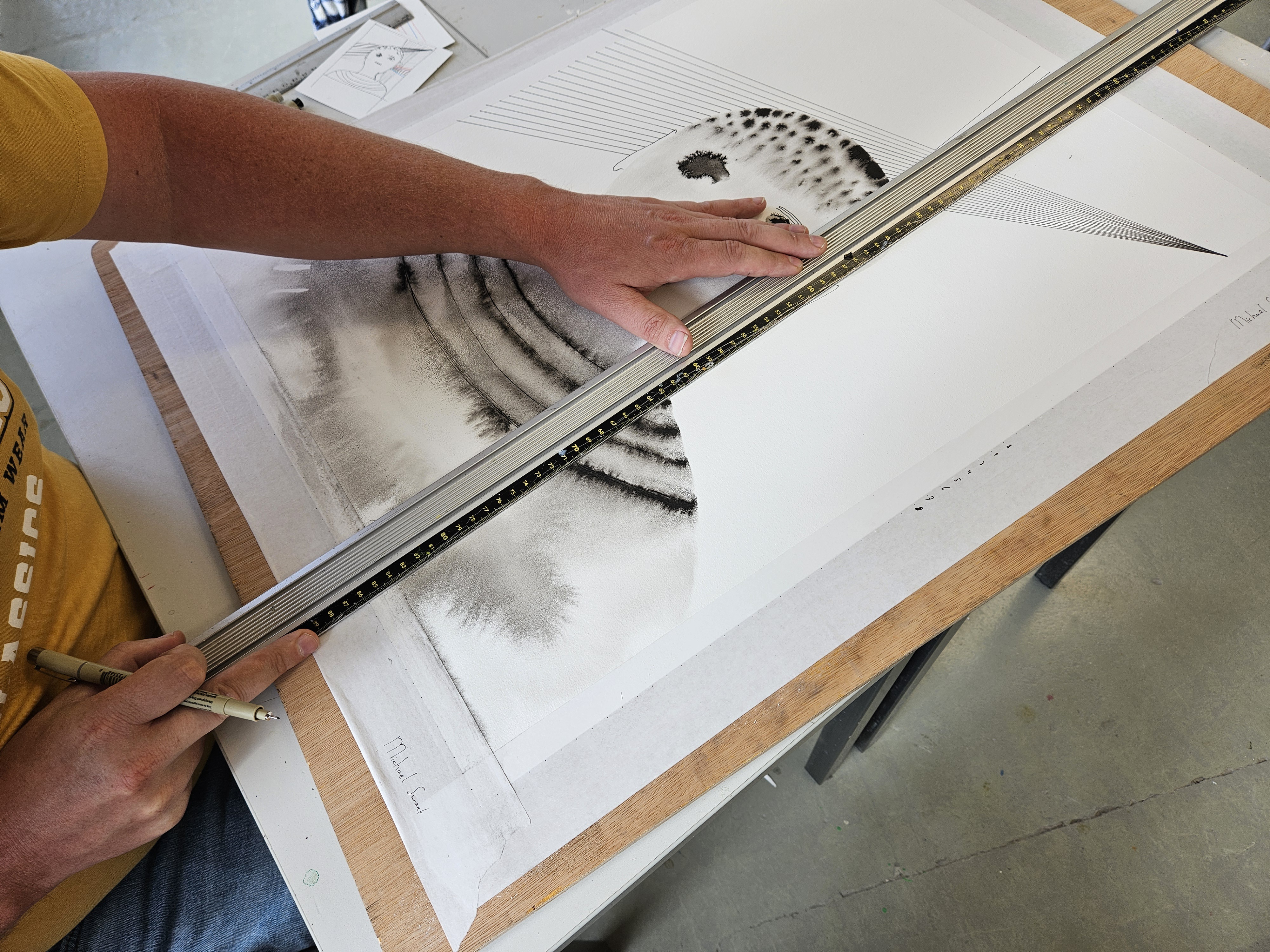 Kunstwerkt Handen In Uitvoering 2